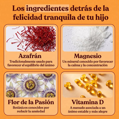 Naturelas™ Gomitas Felices · Gomitas de Azafrán para Niños